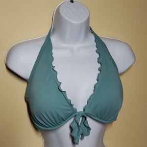 Victoria's Secret Mint Green Halter Bikini Top